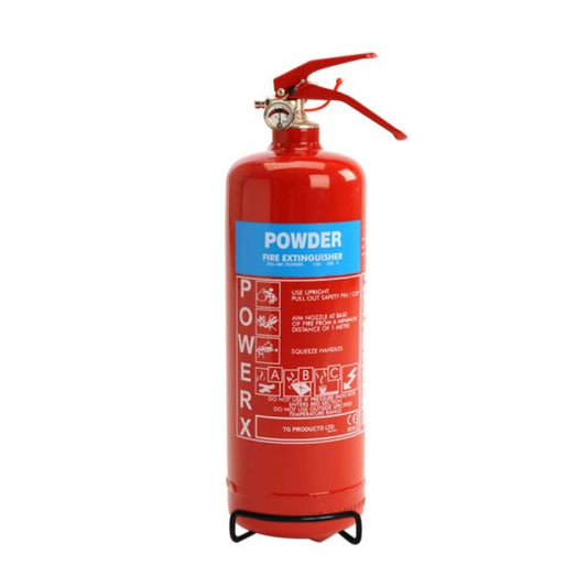 2kg Powder Fire Extinguisher – ABC Rated | Car & Caravan Use