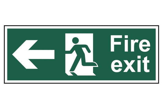 Fire Exit Left 400 x 150