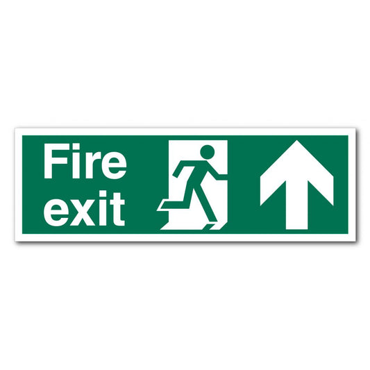 Fire Exit Up 400 x 150