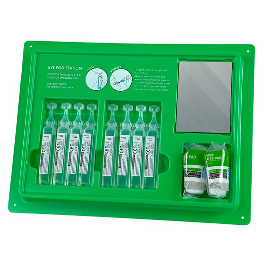 Eyepod Station – BS 8599-1 Compliant First Aid Kit for Workplace & Vehicle Safety