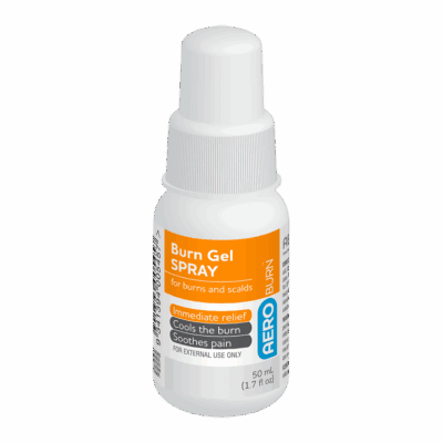 AEROBURN Burn Gel Spray – 50ml Pain Relief for Minor Burns