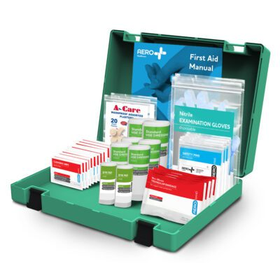 HSE Compliant 10 person kit – BS 8599-1 Compliant First Aid Kit for Workplace & Vehicle Safety