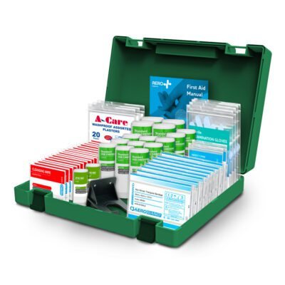 HSE Compliant 50 person kit – BS 8599-1 Compliant First Aid Kit for Workplace & Vehicle Safety