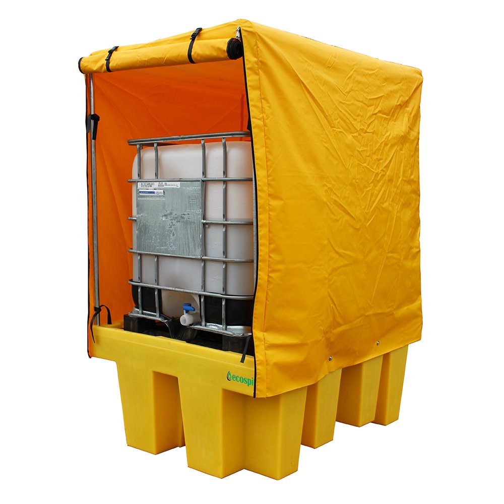 Single IBC Soft-top Spill Pallet