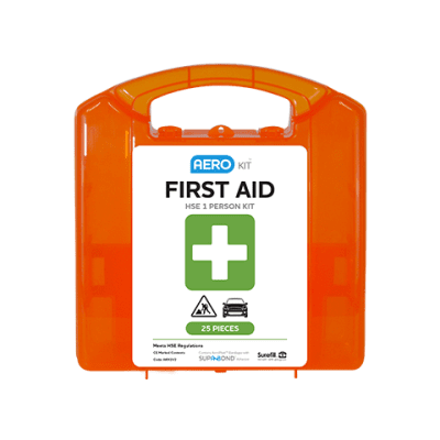 AEROKIT 1 Person First Aid Kit – Compact Essentials for Travel & Work