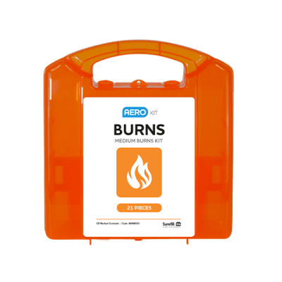 Medium Burns Kit - BS 8599-1 Compliant First Aid Kit for Workplace & Vehicle Safety