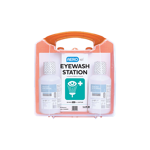Eyewash Station – BS 8599-1 Compliant First Aid Kit for Workplace & Vehicle Safety