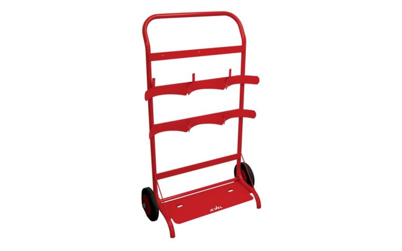 Triple Fire Extinguisher Trolley – Mobile 3-Unit Fire Point | Steel Frame with Bucket Holder