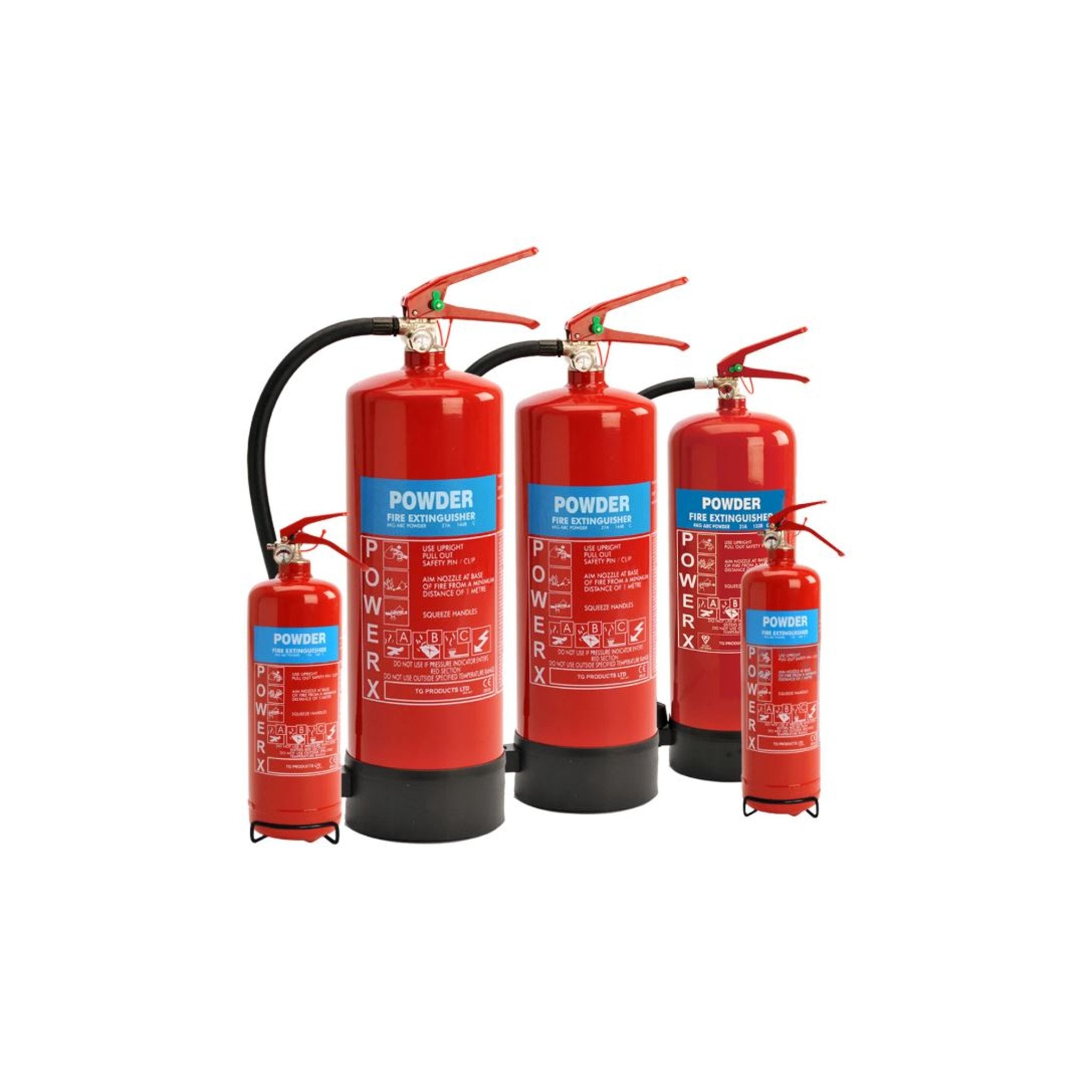 6kg Powder Fire Extinguisher – Multi-Class A B C Fires | EN3 Approved