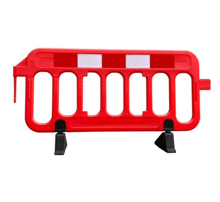 HAZPREV Traffic Barrier – Red | Interlocking Site Safety Barrier