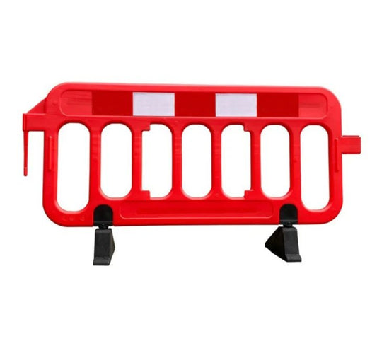 HAZPREV Traffic Barrier – Red | Interlocking Site Safety Barrier
