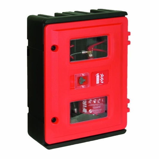 Rotary Moulded Double Cabinet – Weatherproof Fire Extinguisher Storage