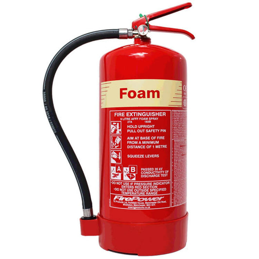 6L Foam Fire Extinguisher – Class A & B | BS EN3 Certified