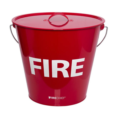 Fire Bucket with Lid (Metal) – HAZPREV Safety