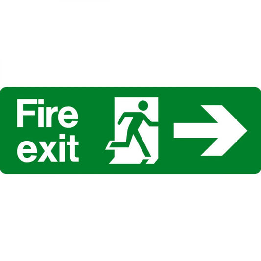 Fire Exit Right 400 x 150